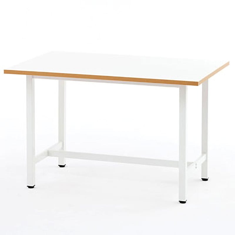 RFSGD-1275 作業台 ホワイト アール・エフ・ヤマカワ メラミン天板製天板 荷重天板約300kg 間口1200mm奥行750mm高さ740mm  RFSGD-1275