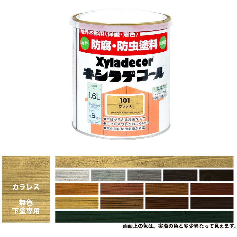 17670070000 油性キシラデコール 油性木部保護塗料(木目を活かした半