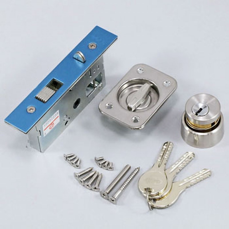 V-PSS-5 埋込型サムターン 引戸鎌錠 PSSシリーズ GOAL(ゴール) 取付扉厚33~38mm 1組