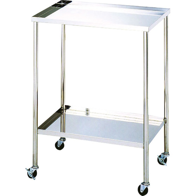 CS-2C ステンレスワゴン 上下皿型 クラフトワーク 2段