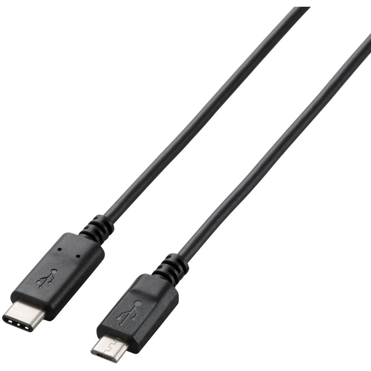 U2C-CMB05NBK USBケーブル C-microB Type-Cケーブル 3A出力 ブラック 