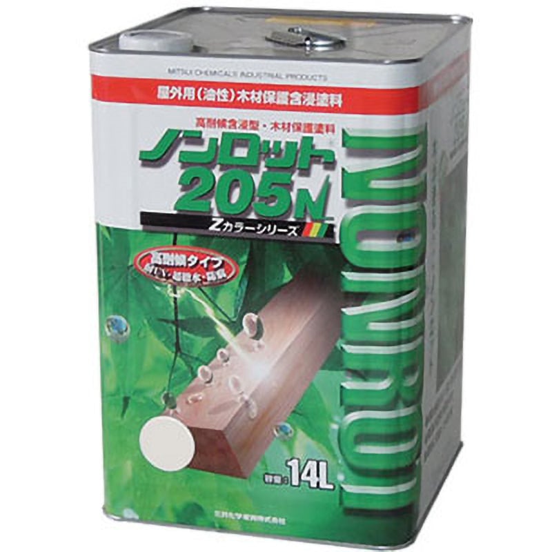ノンロット205N ZS 前田工繊 ZSオリーブ色 1缶(14L) - 【通販モノタロウ】
