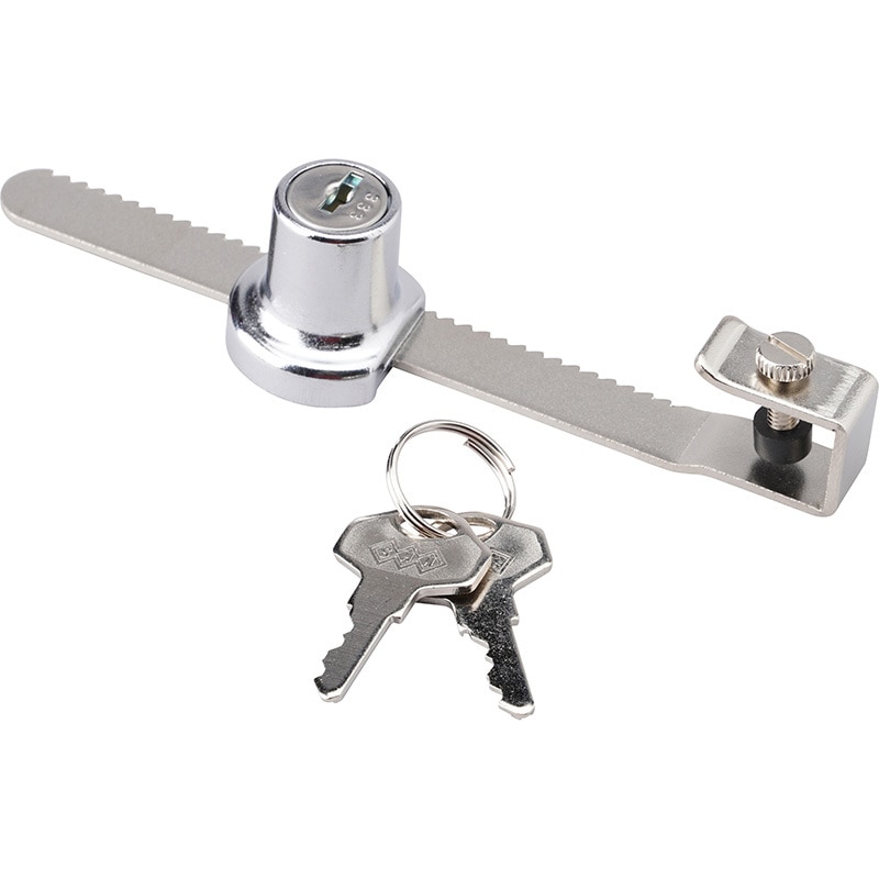 76755 Ni シリンダー硝子栓錠(2本鍵付)同鍵A-333 スリーナイン島野