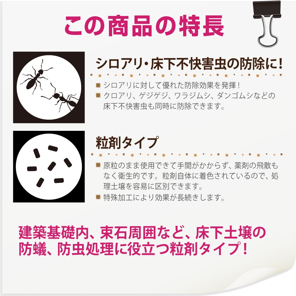 シロアリ防除 土壌処理粒剤 ターマイトキラースペシャル 10kg 白蟻退治 粒状ターマイトキラースペシャル 10kg ケミプロ化成 ケミプロ