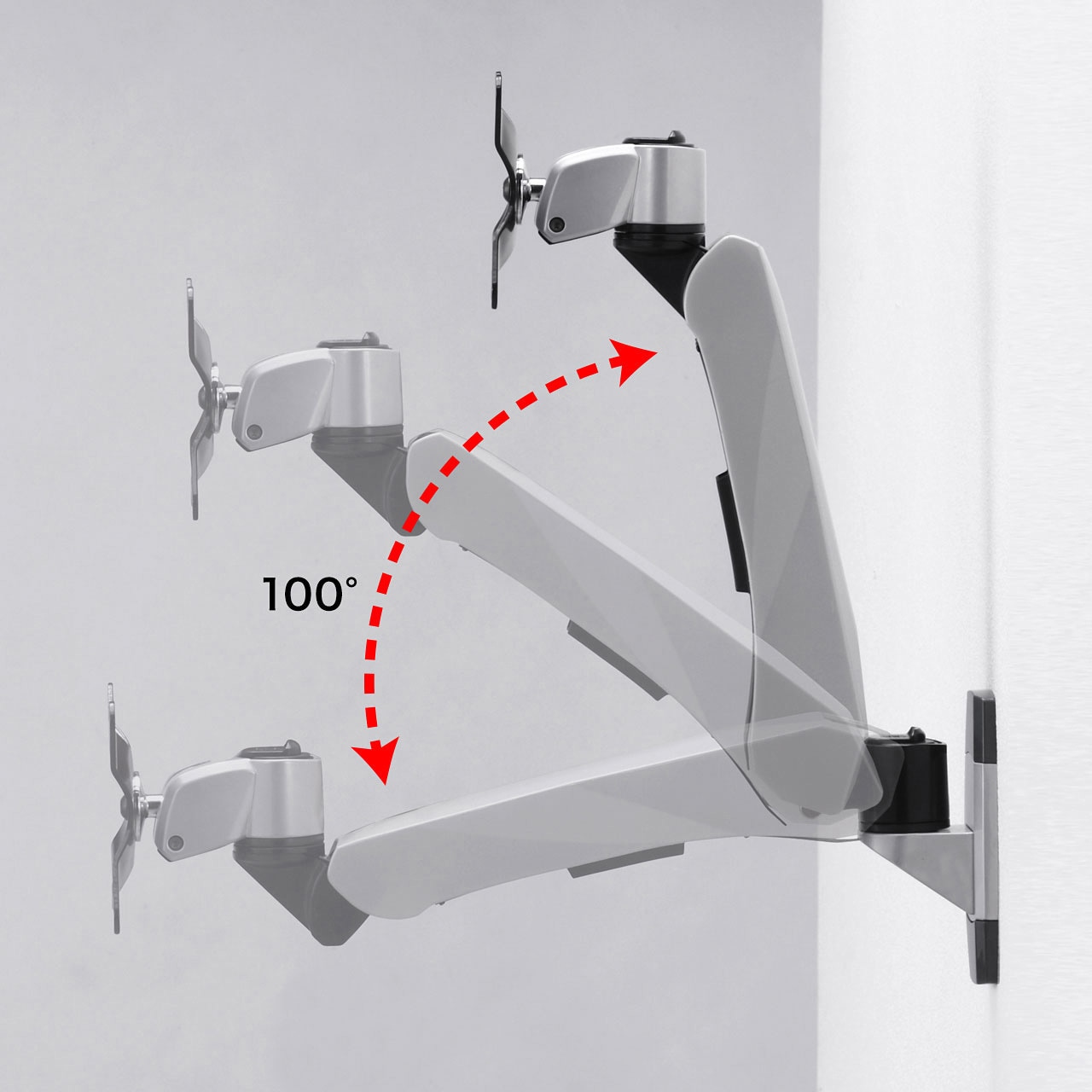 CR-LA1004N 垂直液晶モニターアーム サンワサプライ 荷重(kg):ディスプレイ/2以上10以下 壁面取り付けタイプ CR-LA1004N 垂直液晶モニターアーム サンワサプライ 荷重(kg):ディスプレイ/2以上10以下 壁面取り付けタイプ