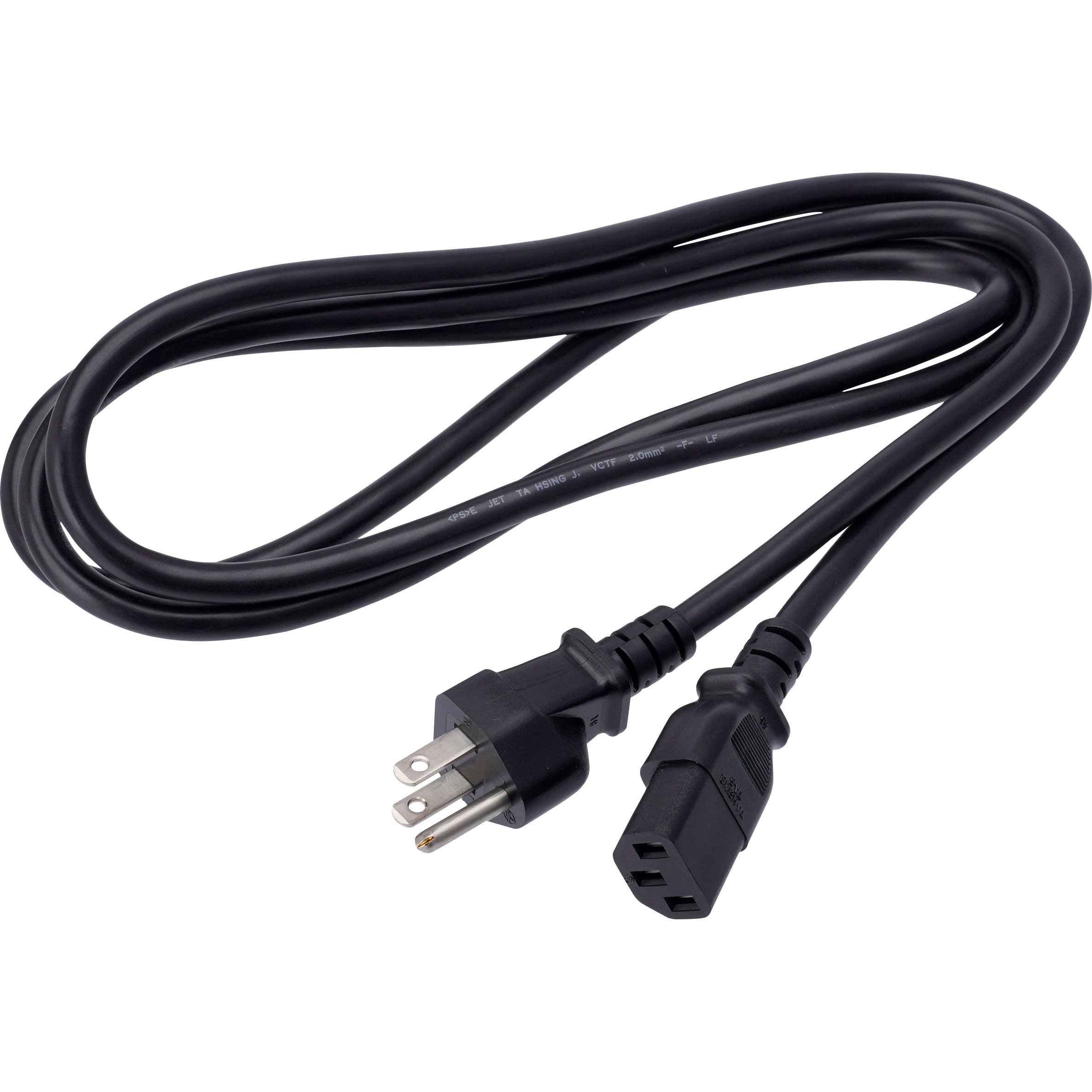 サンワサプライ 電源コード 2m ブラック KB-D3215A 【公式通販】
