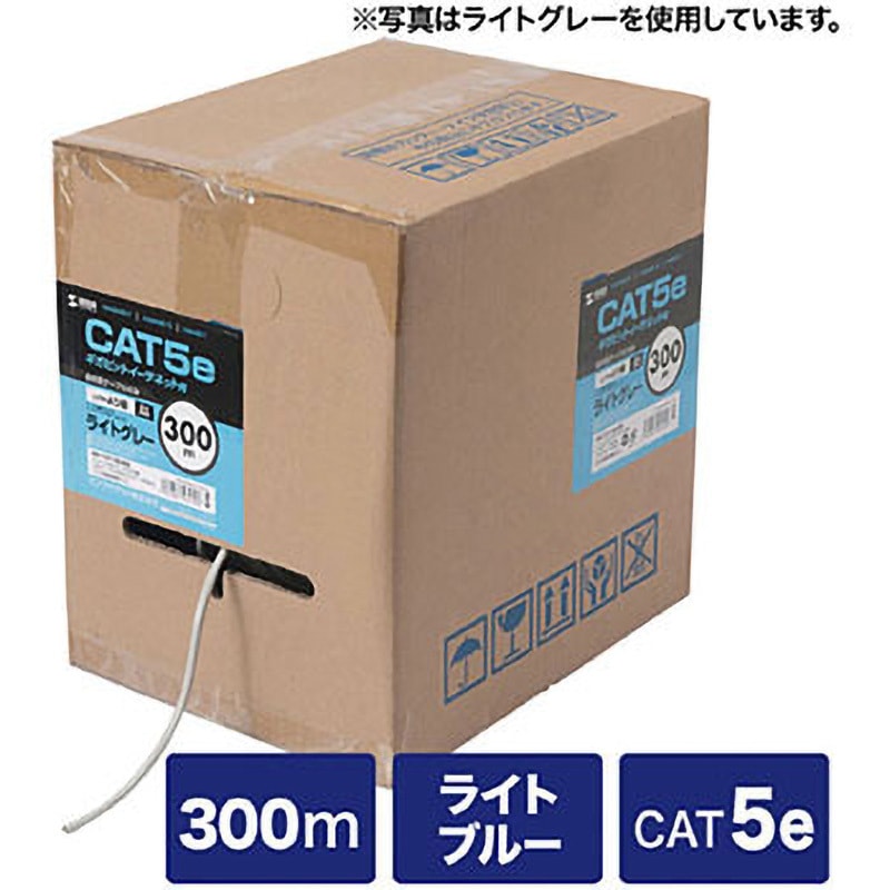 KB-T5Y-CB300LBN エンハンスドカテゴリ5より線LANケーブルのみ