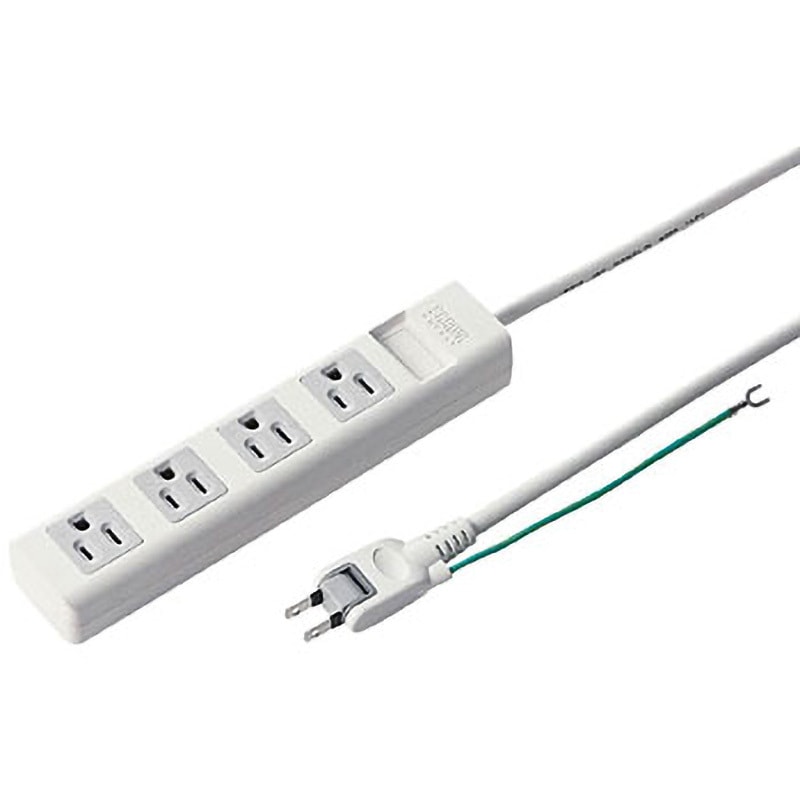 TAP-N3425MGN 電源タップ サンワサプライ スイング 3P ○マグネット 4