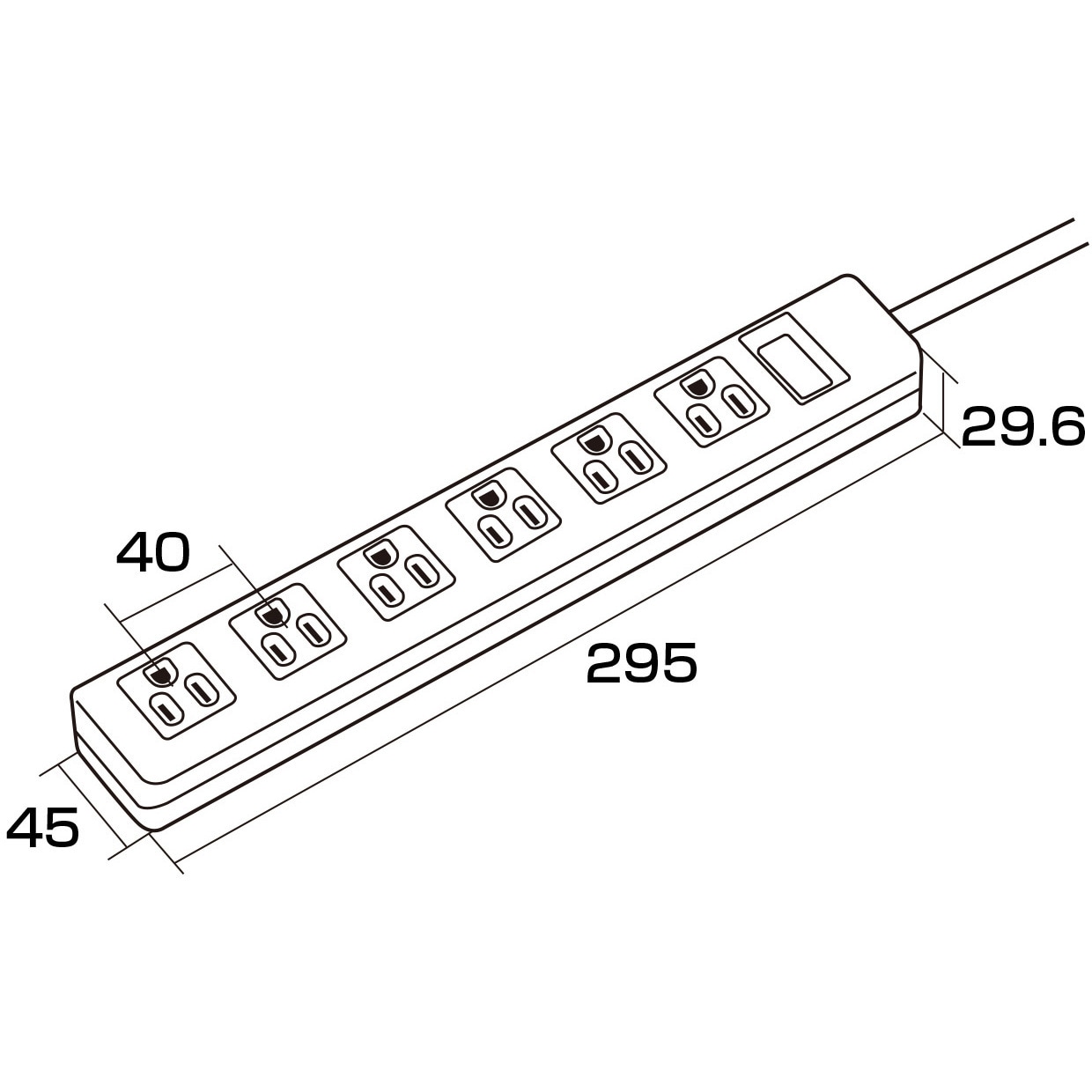 TAP-N3625MGN 電源タップ サンワサプライ ○マグネット 3P 雷