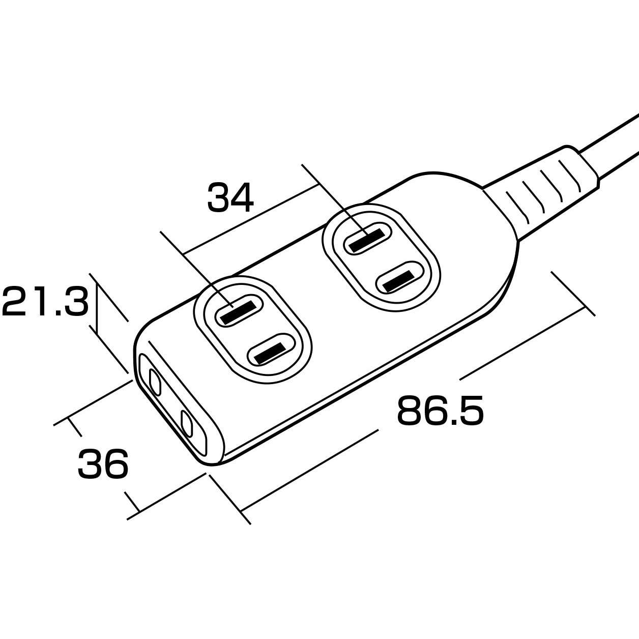 tappyさん専用 Amazon.co.jp: サンワサプライ 電源タップ 3個口・2P (10m) 配線し