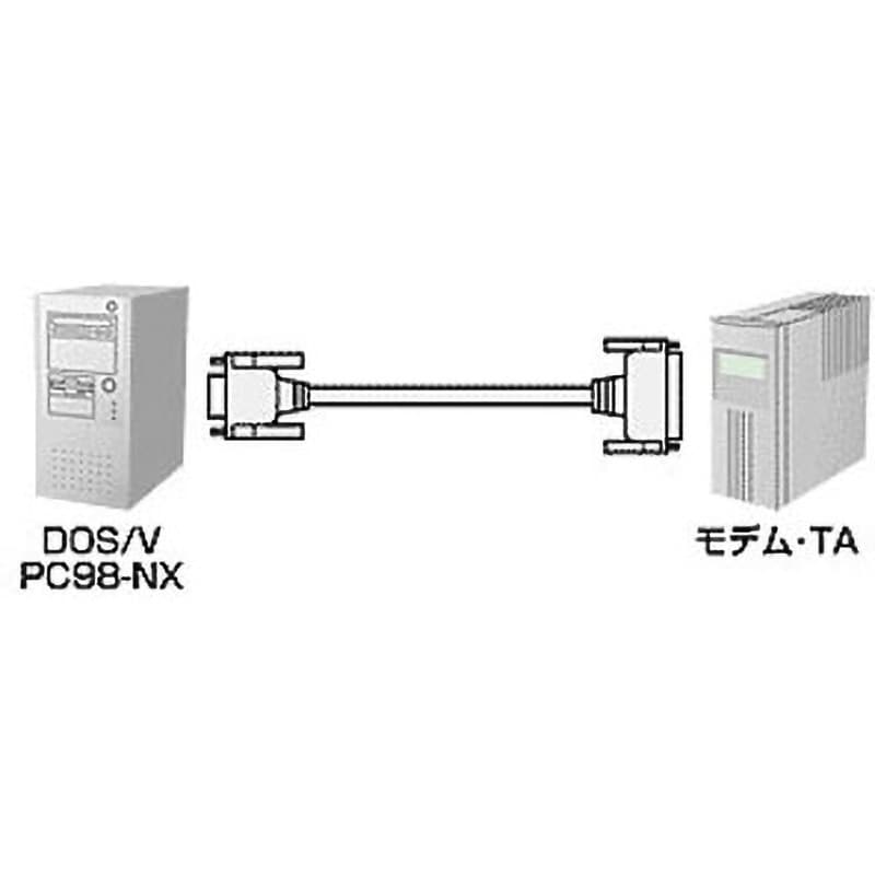 KRS-3106FK2 RS-232Cケーブル サンワサプライ メス - オス 非UL規格 D-sub9ピン 6m 1本 KRS-3106FK2 -  【通販モノタロウ】