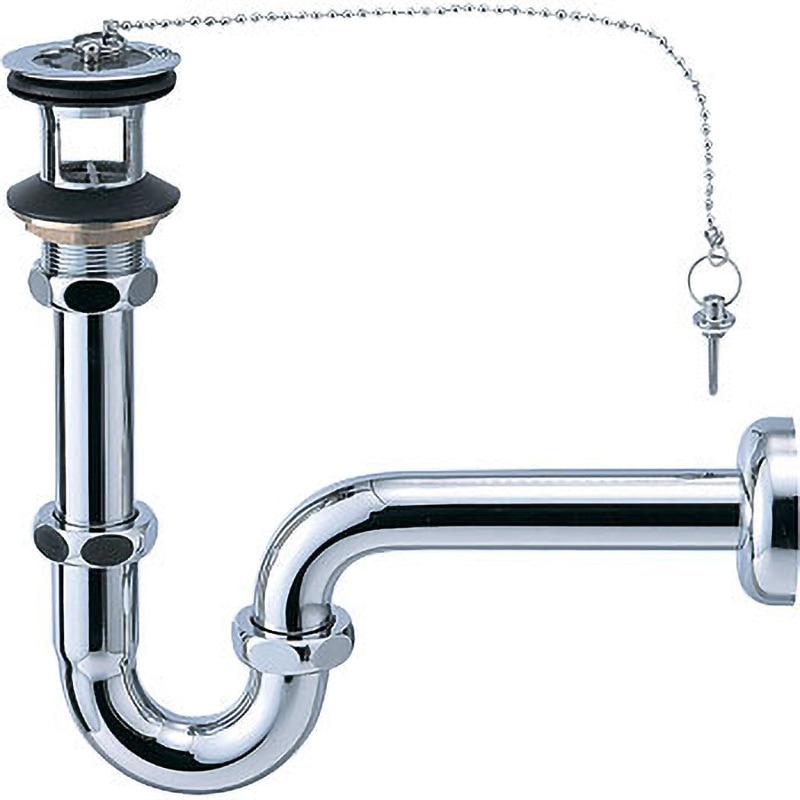 H71-38 アフレ付Pトラップ SANEI(旧:三栄水栓製作所) アジャスト付き 呼び径38 外径(排水栓)68mm  H71-38