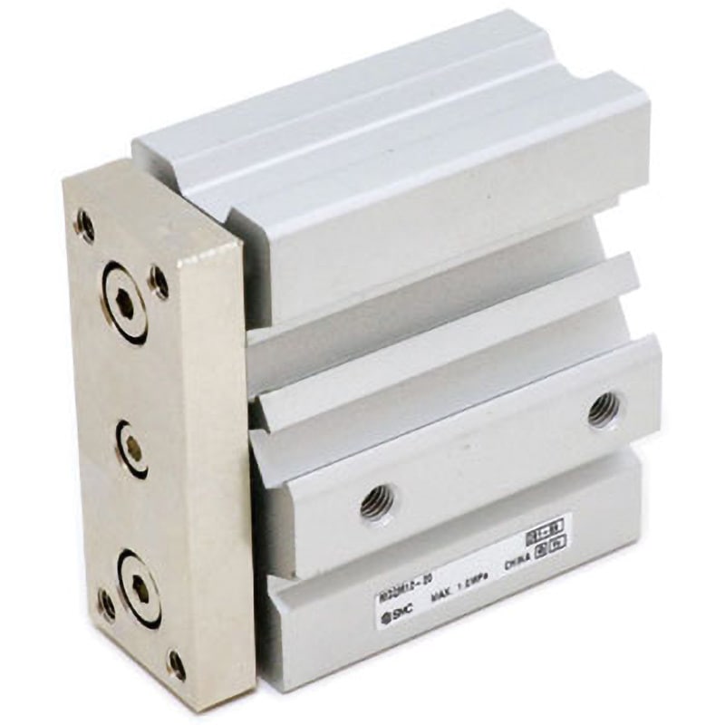 MGQM12-20 ガイド付薄形シリンダ (MGQM12-2～) SMC 複動片ロッド すべり軸受 シリンダストローク20mm