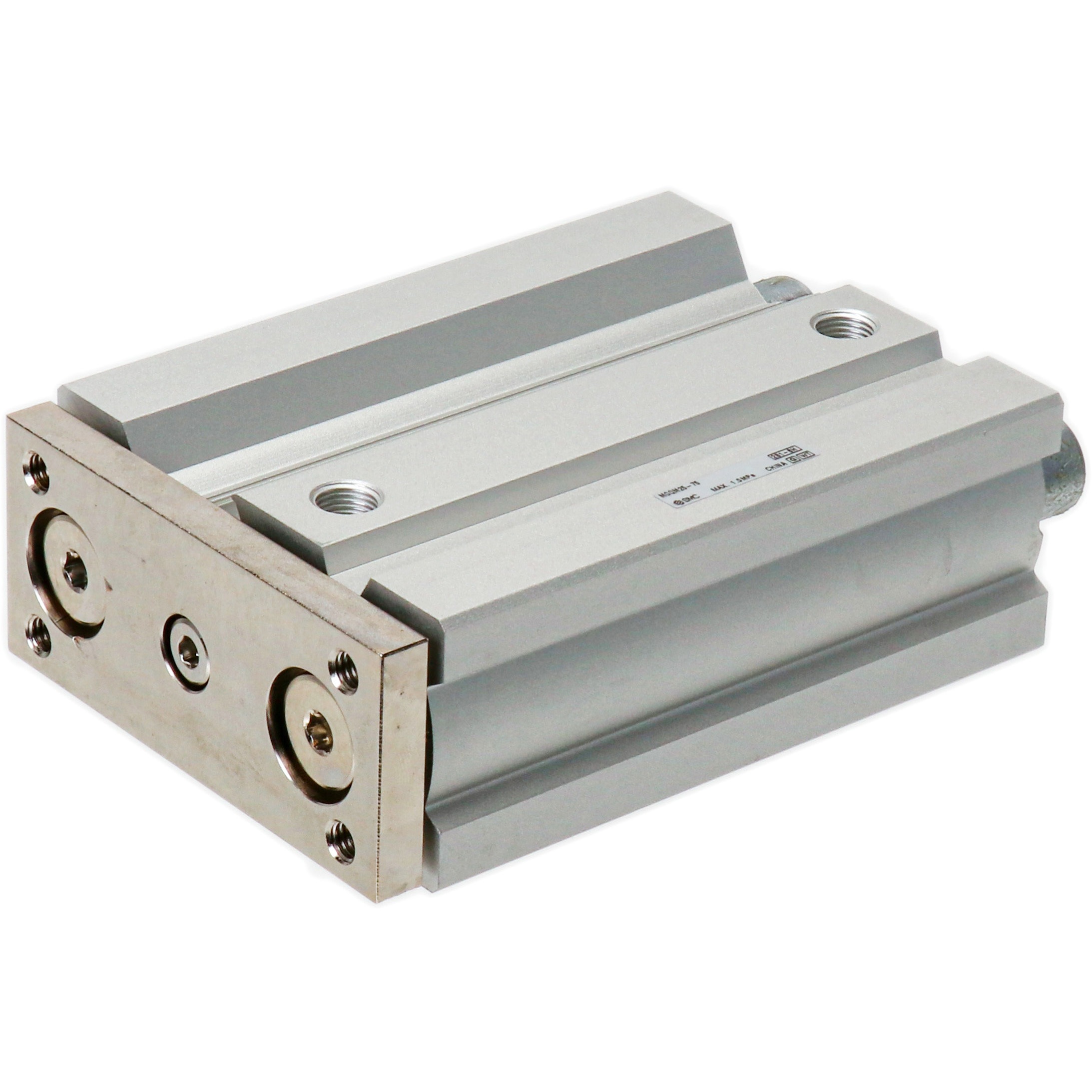 MGQM25-75 ガイド付薄形シリンダ (MGQM25-7～) SMC 複動片ロッド すべり軸受 シリンダストローク75mm