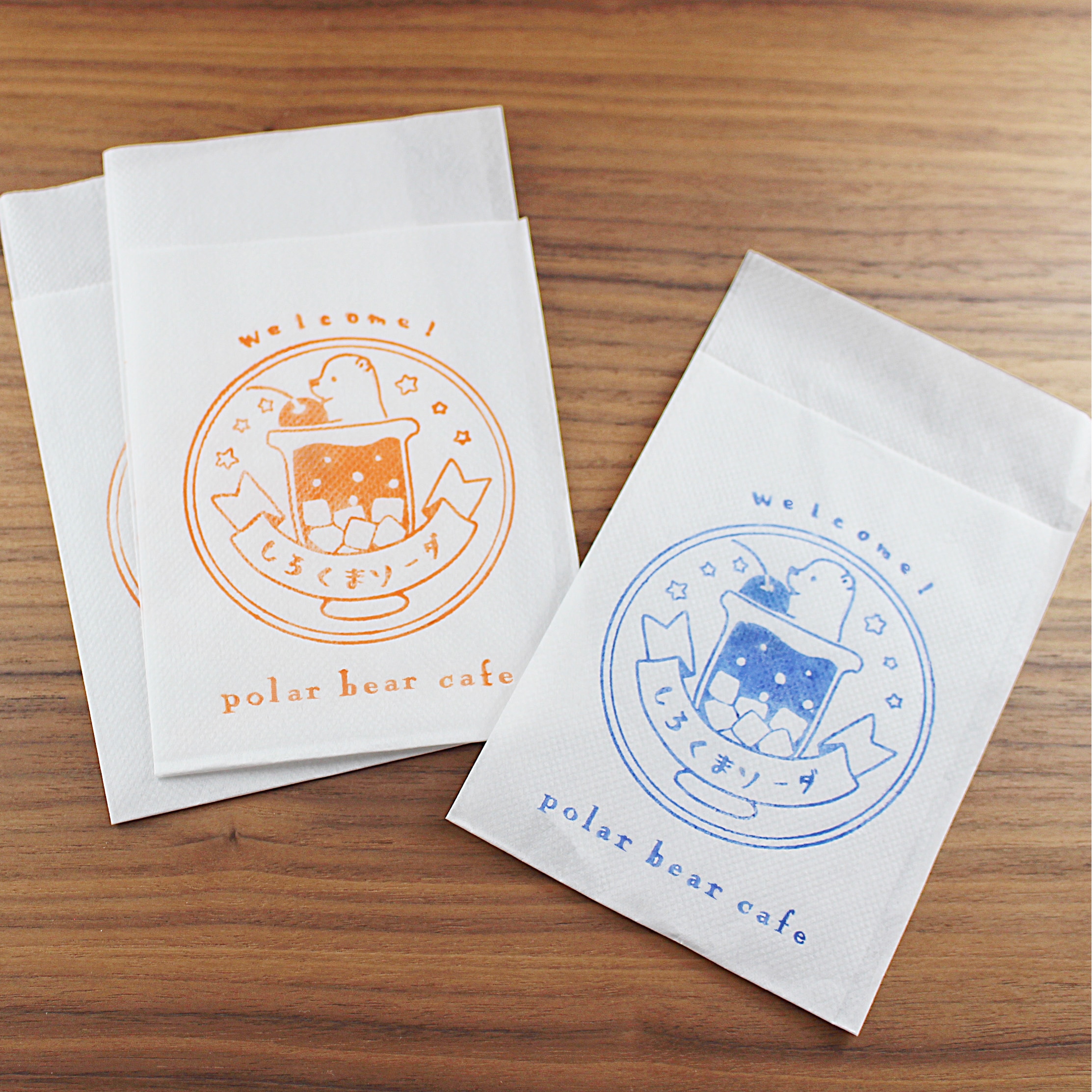 名入れ】紙ナプキン 6折(Illustratorデータ入稿) 1セット(40000