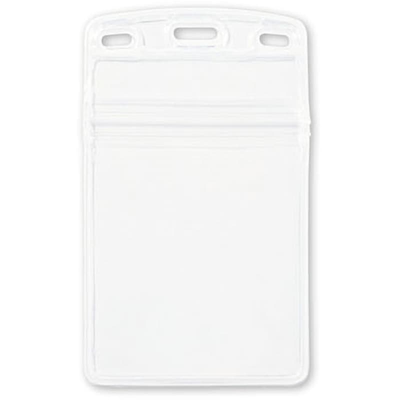 NX-109 名札用ケース ソフトタテ名刺 チャック付 オープン工業 中紙