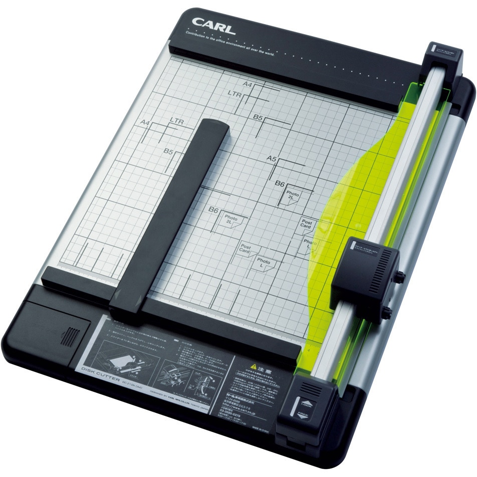 DC-210N ディスクカッター 裁断枚数40枚 カール事務器 スライド式