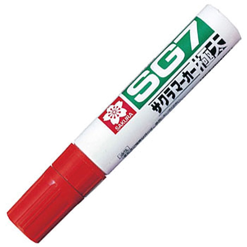 JGK#19 アカ マーカーSG7極太 サクラクレパス 油性アルコール系顔料