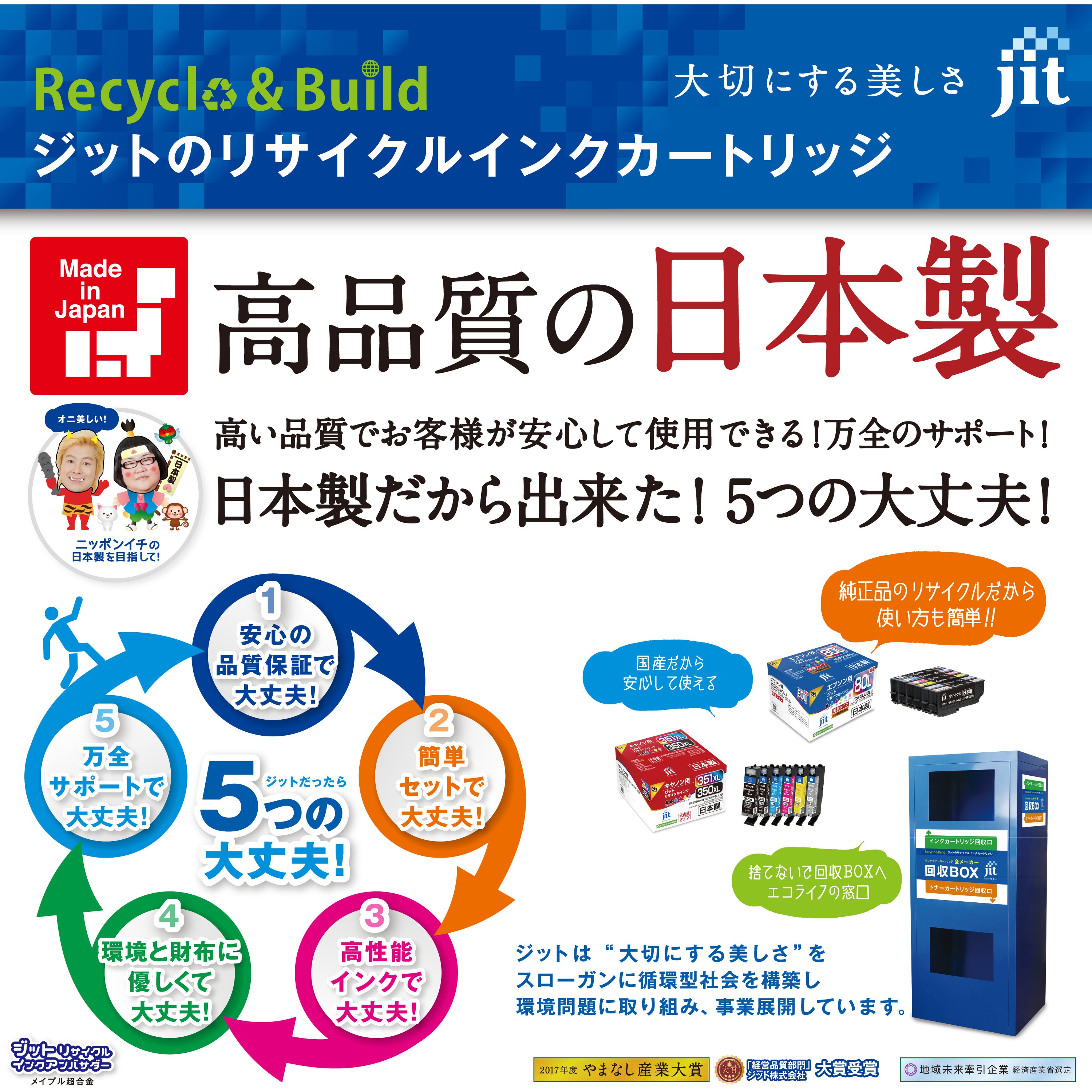 JIT-R31B リサイクルインク リコー対応 GC31 JIT メーカー純正