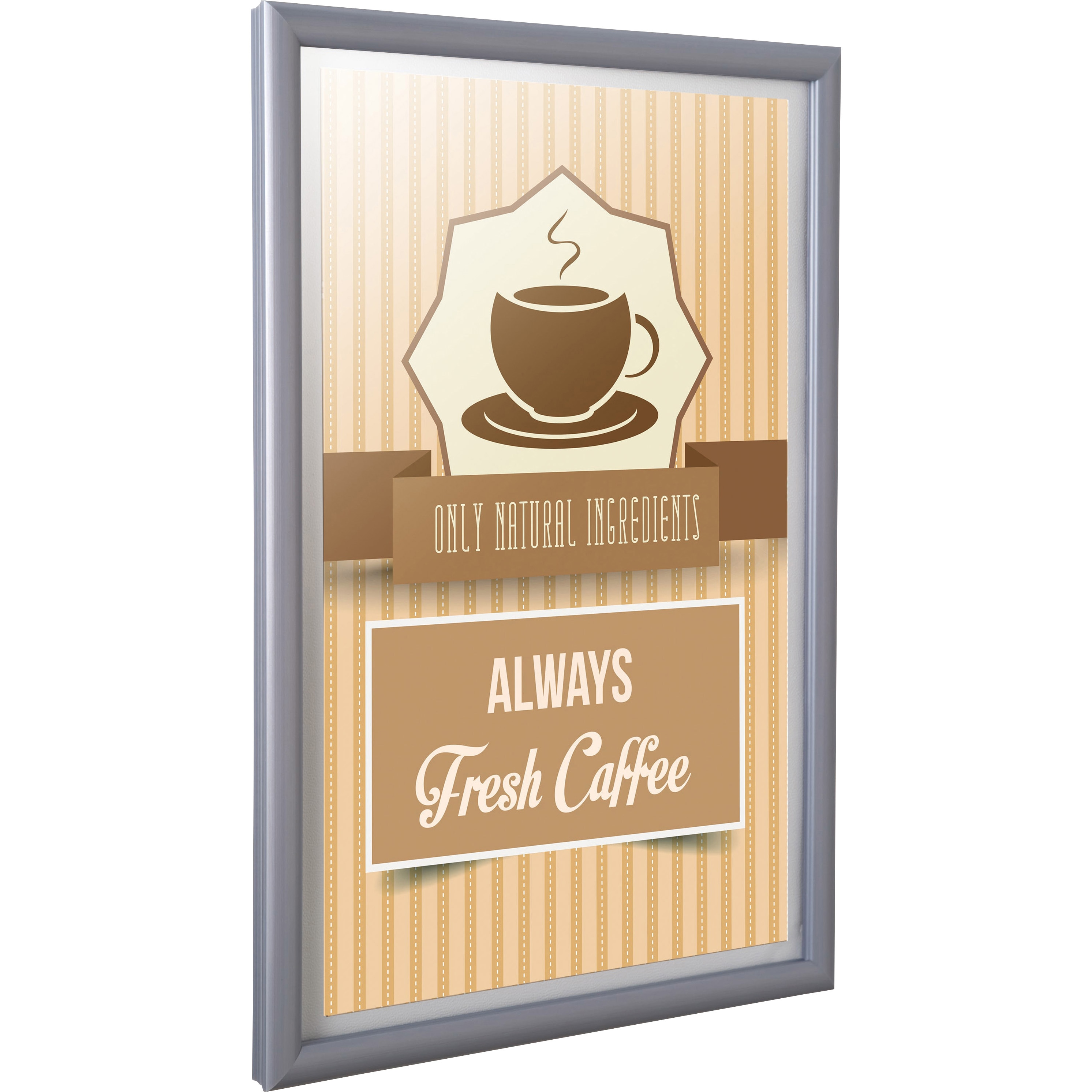 RF-A4 クールグレー F．FパネルR型ポスター用前面開閉パネル 積水樹脂