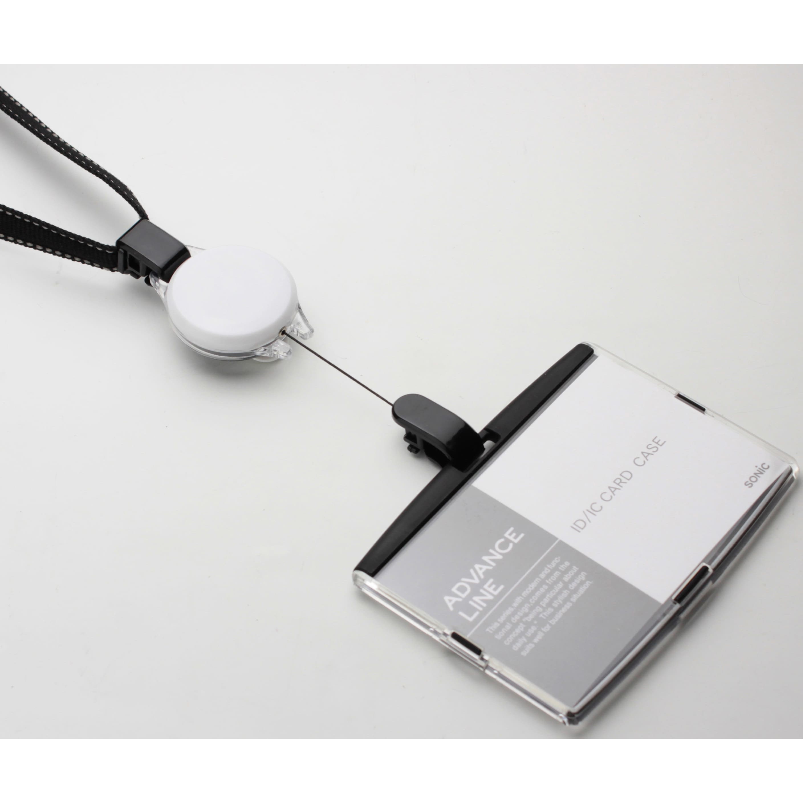 AL-894-B ハードケース&リールストラップ ブルー SONIC(ソニック)[文具