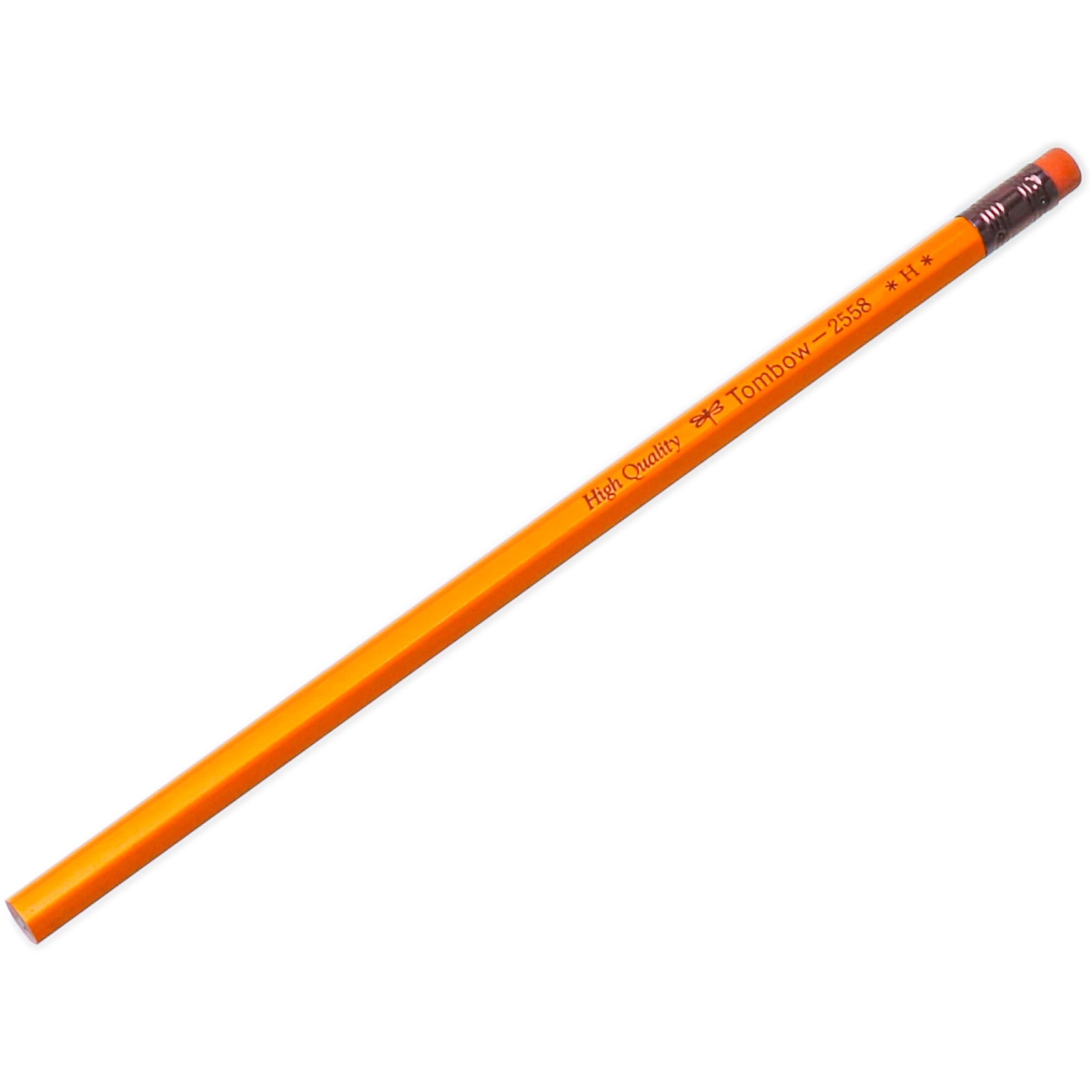 トンボ鉛筆 消しゴム付鉛筆 H 12本 2558-H - 画材