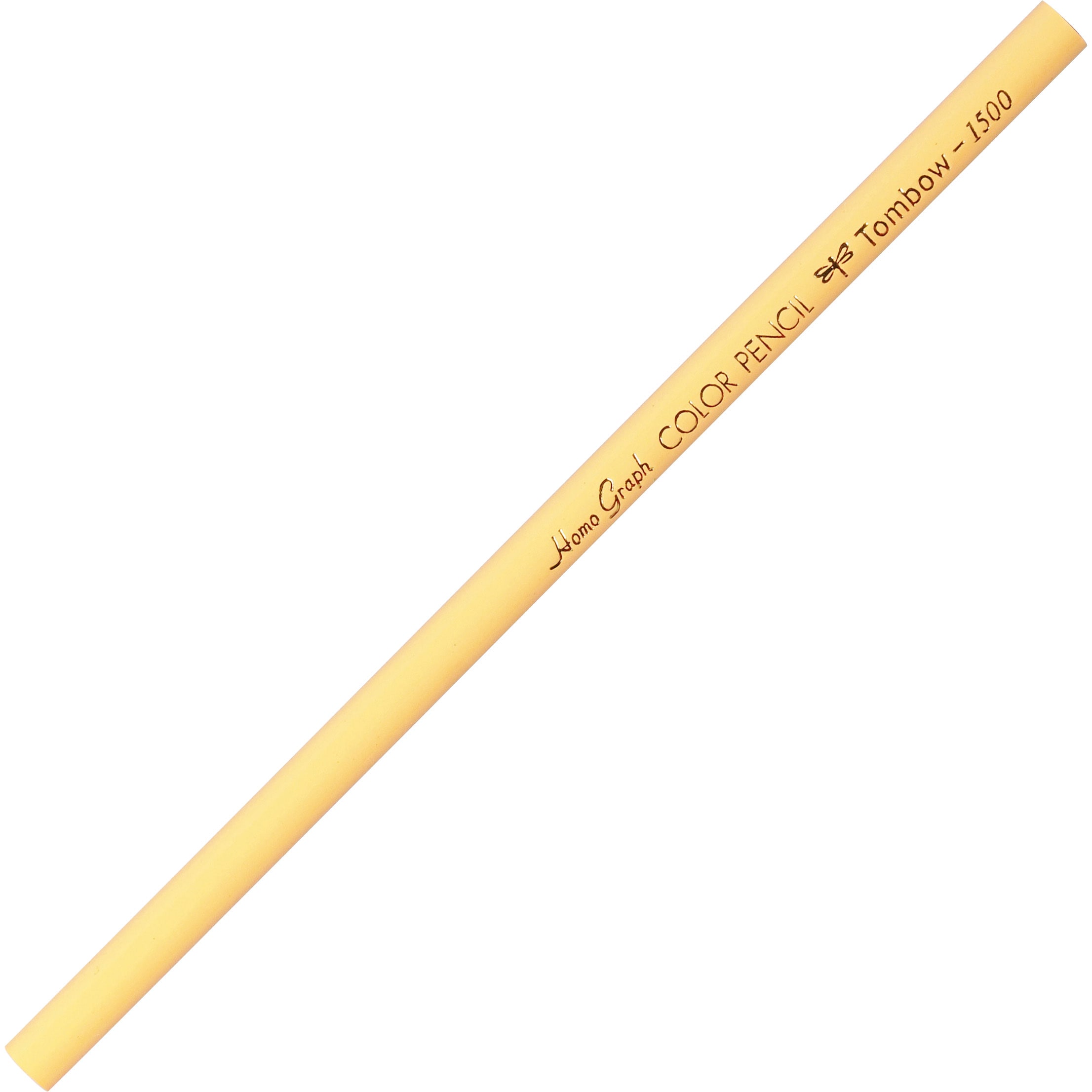トンボ鉛筆 色鉛筆 1500単色 黄色 1ダース 1500-03
