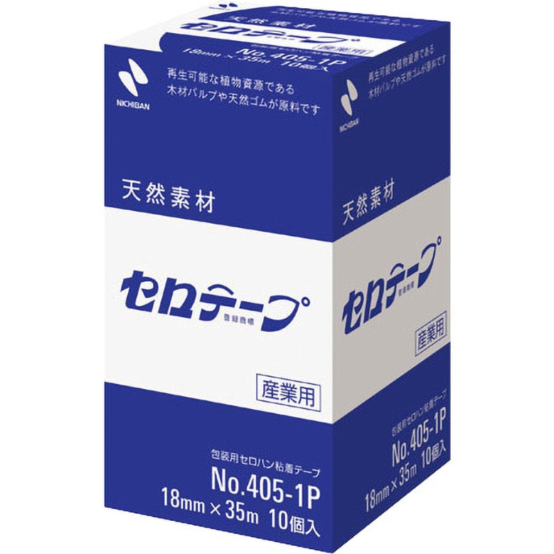 405-1P-18 産業用セロテープ ニチバン 透明色 大巻 工業用 1個 405-1P