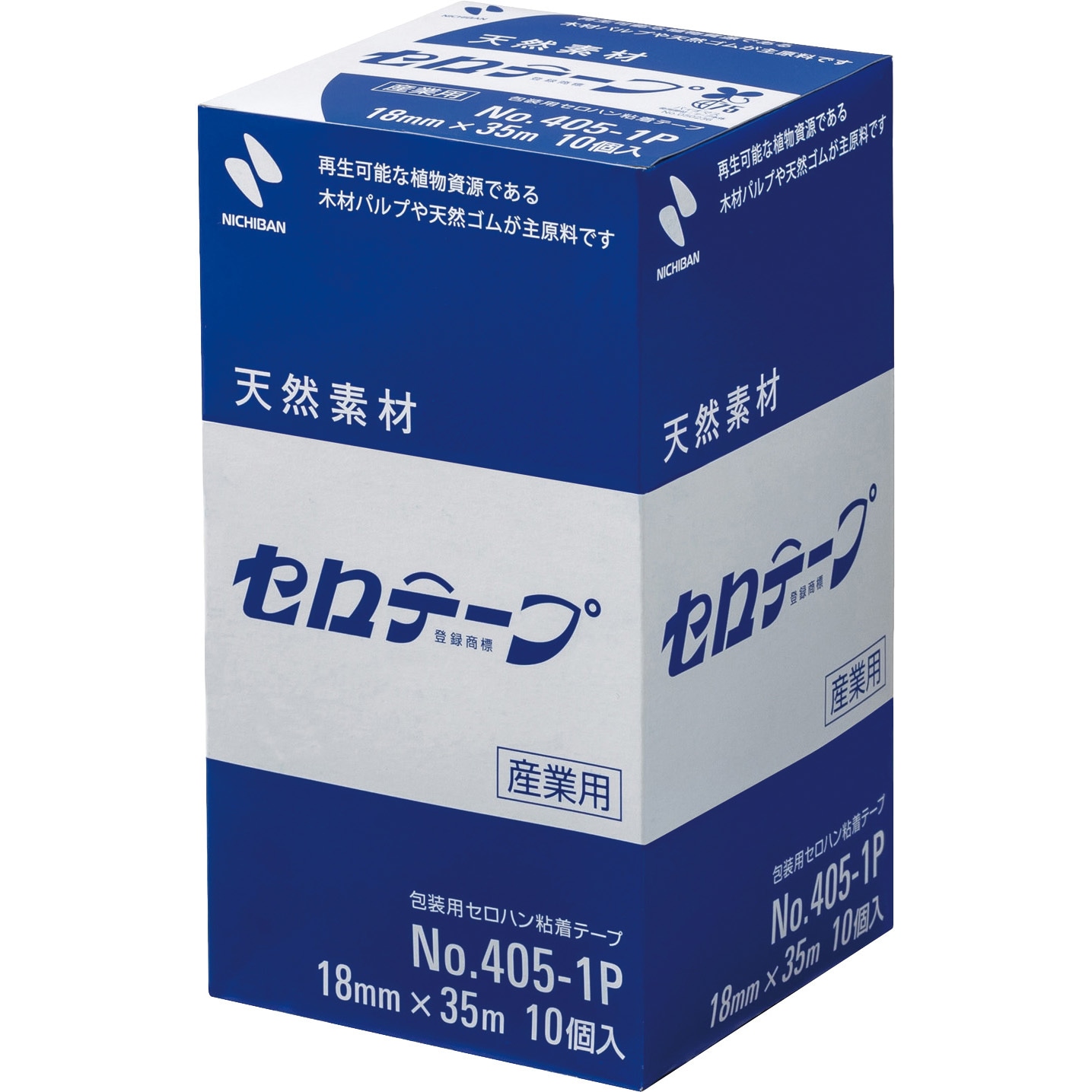 405-1P-18 産業用セロテープ ニチバン 透明色 大巻 工業用 1個 405-1P