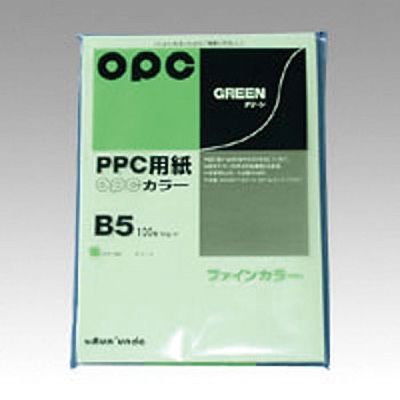 カラー326 グリーン ファインカラーPPC 文運堂 坪量64g/m<sup>2</sup