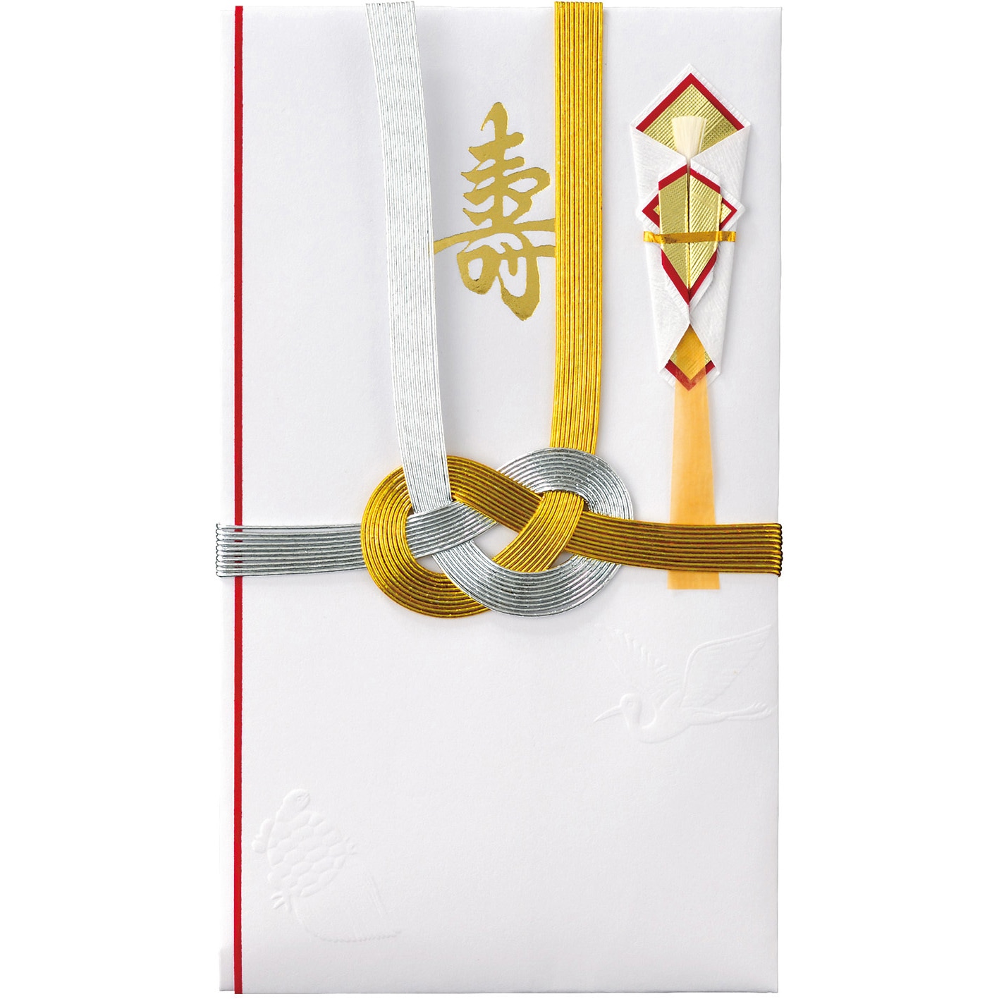 キ-19 祝金封 中柾金銀10本結切寿 金のし 1枚 マルアイ 【通販モノタロウ】