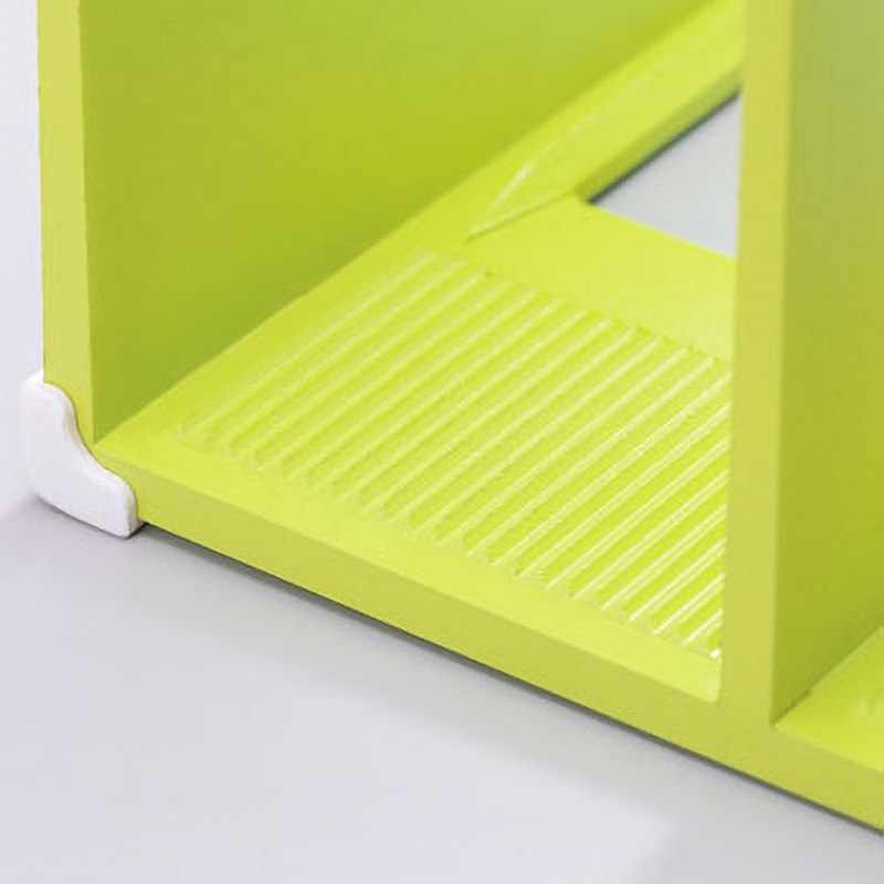 (まとめ) リヒトラブ 仕切りラック 2LW390×D208×H160mm 赤 A-7322-3 1個 〔×10セット〕