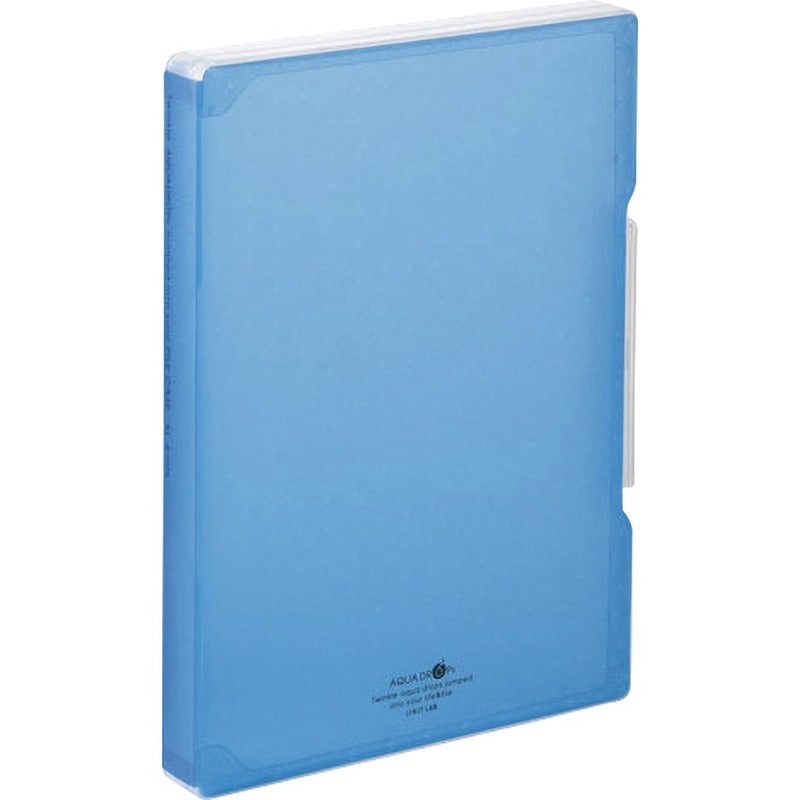 A-5029-8 AQUA DROPs ファイルケース A4 リヒトラブ 青色 材質PP A