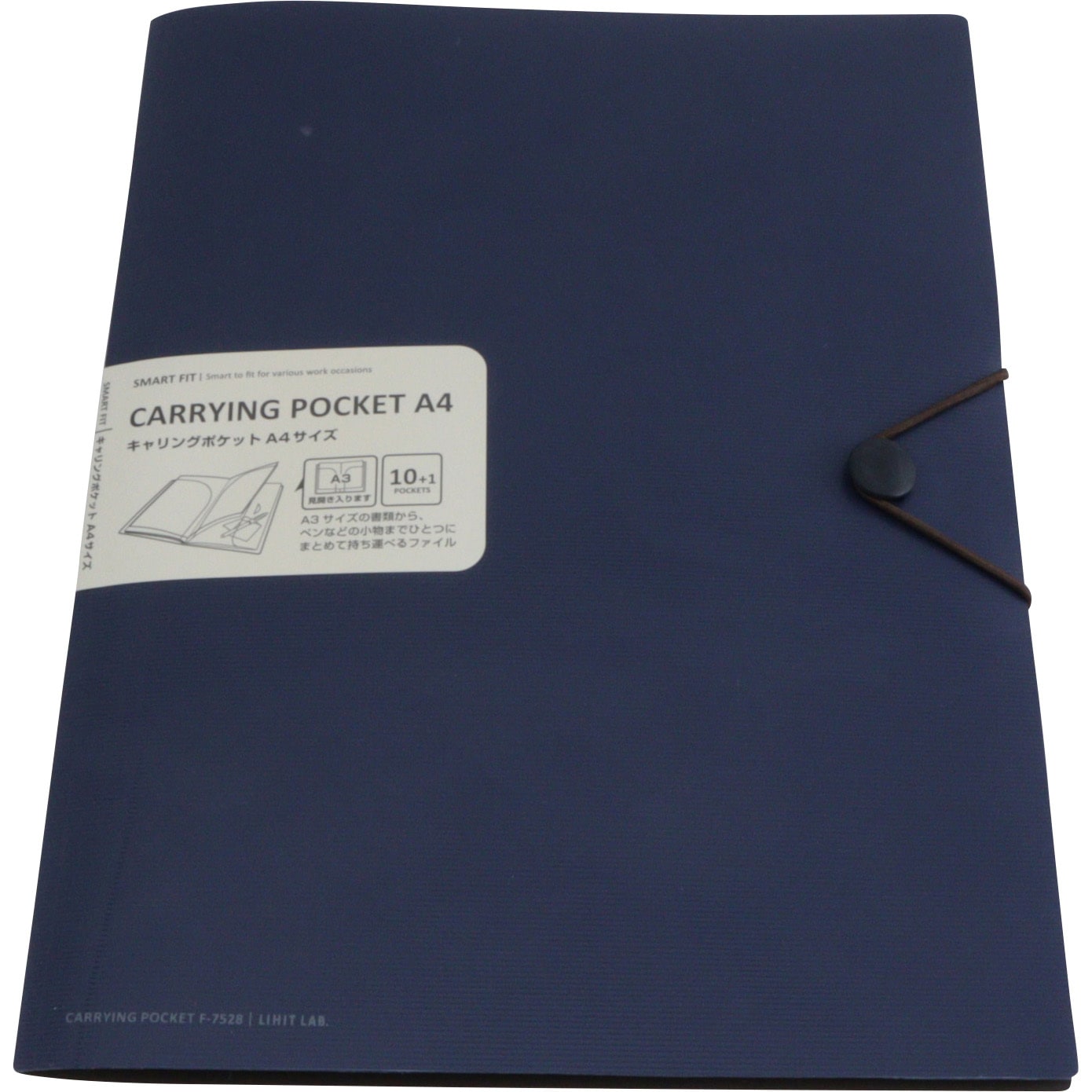 F-7528-11 SMART FIT キャリングポケット A4 1冊 リヒトラブ 【通販