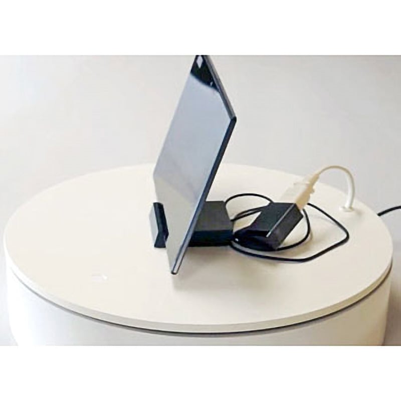 専用のターンテーブル ディスプレイ用 ターンテーブル CTTⅡ (コンセント付) ハヤノ産業 机上