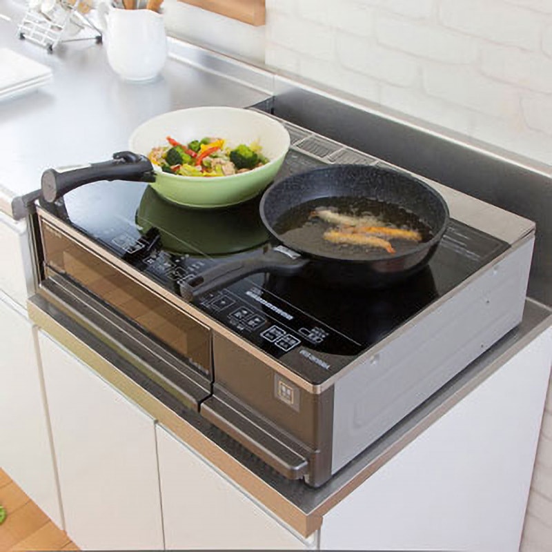 アイリスオーヤマ 2口IHクッキングヒーター ブラック IHC-SG2… 2口IH