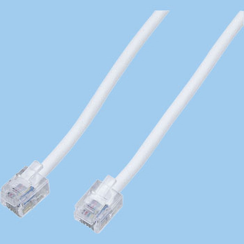 TEW-S030 テレホンコード6極6芯 ELPA 1個 TEW-S030 - 【通販