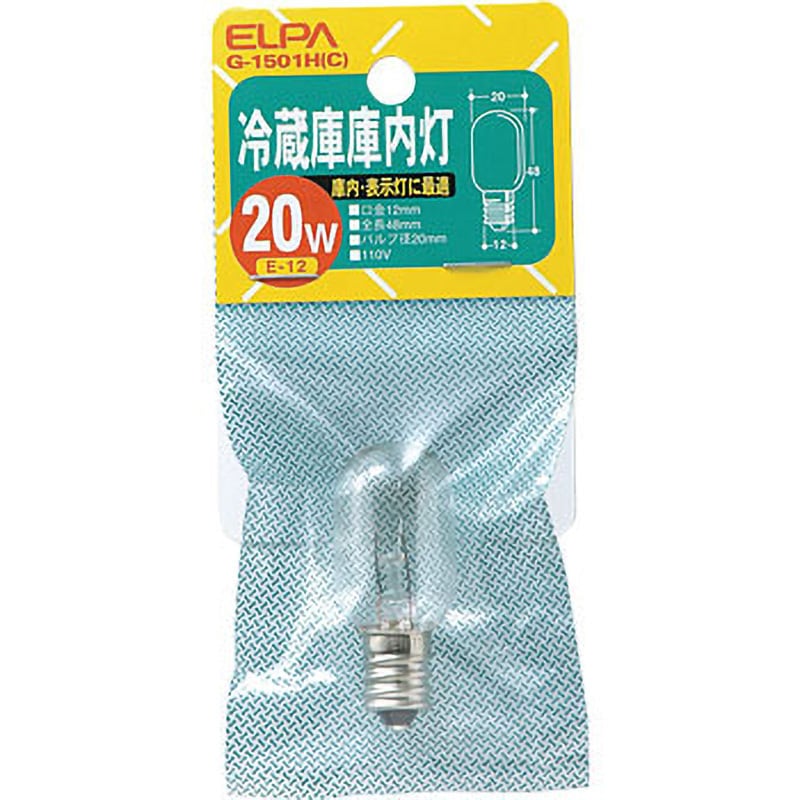 冷蔵庫庫内灯 ELPA 用途別電球 【通販モノタロウ】