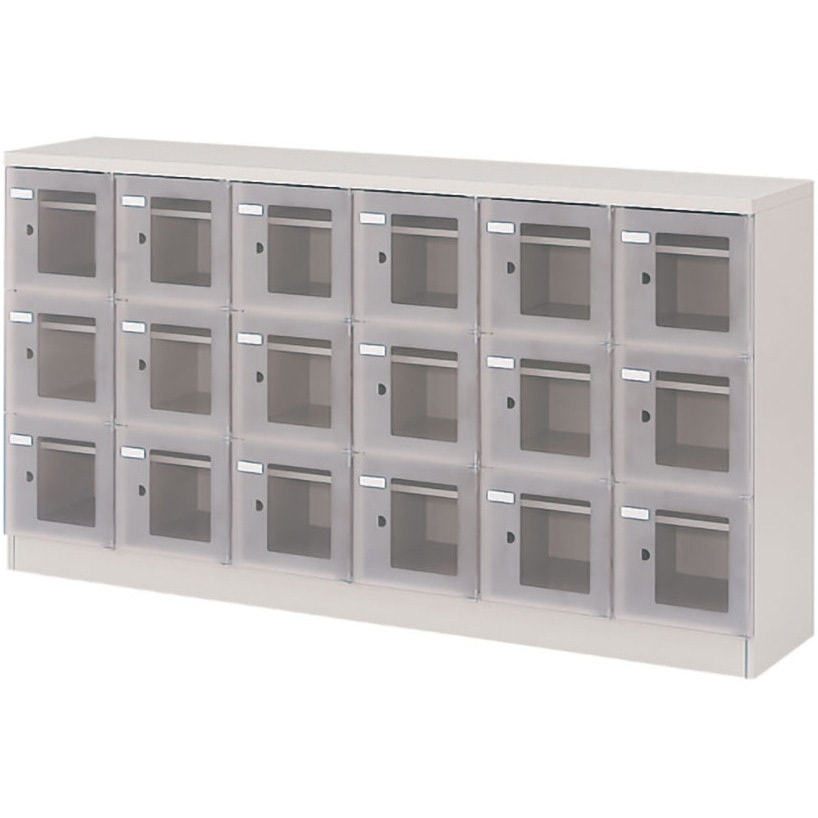 HDS-8963TB-WECW シューズボックスDS 扉付タイプ18人用(横型)＜配送時組立サービス付＞ 1台 イトーキ 【通販モノタロウ】