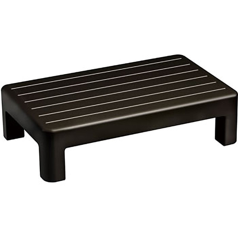 ST-635 プラスチック踏み台 小原産業 1段 ブラウン色 ST-635 - 【通販