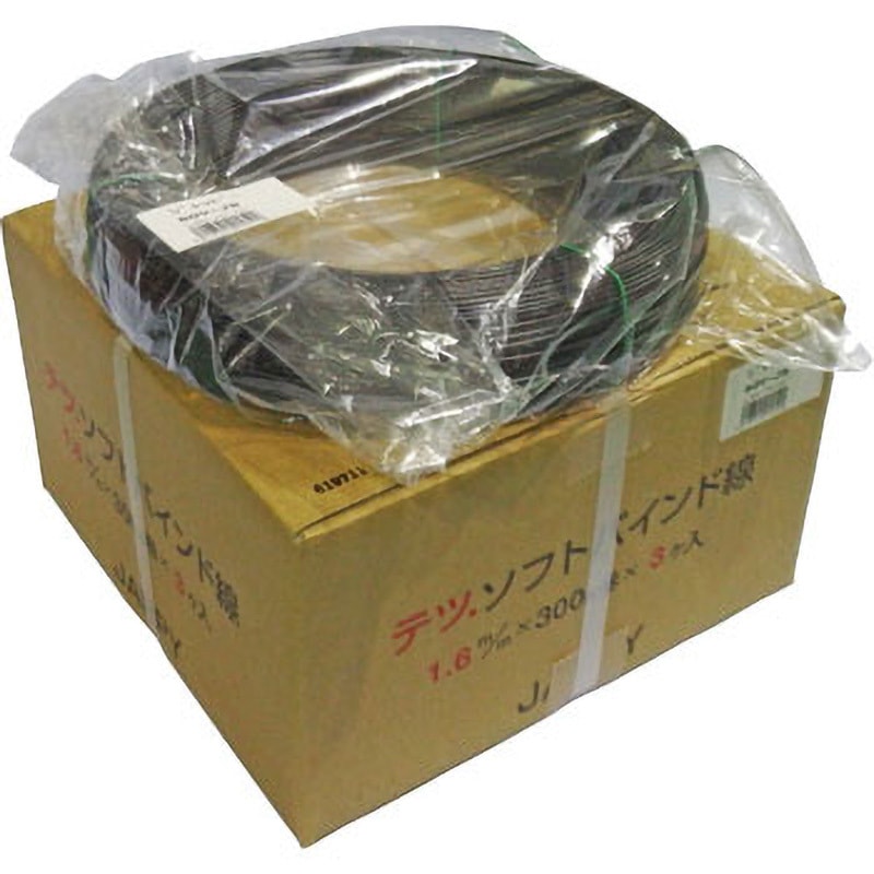鉄バインド線 ソフト1.6mm(16#)x300m 2巻10xg (1) 鉄バインド線 ソフト1.6mm(16#)x300m 2巻10xg (1)