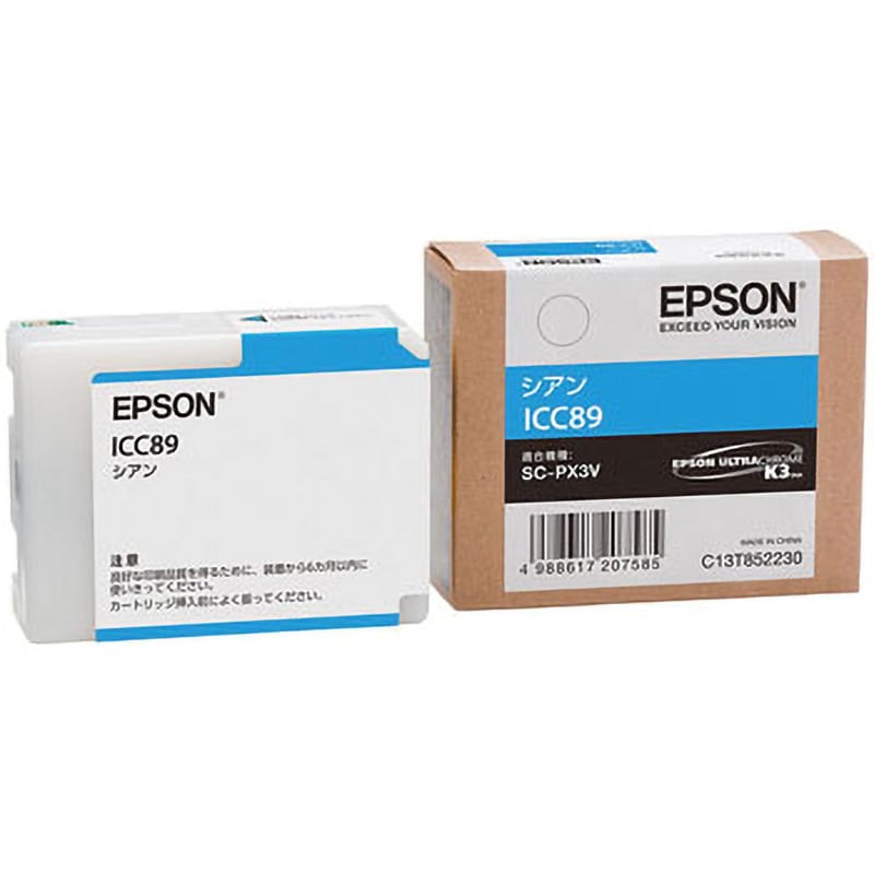 ICC89 純正インクカートリッジ EPSON IC89 1個 EPSON 【通販サイトMonotaRO】