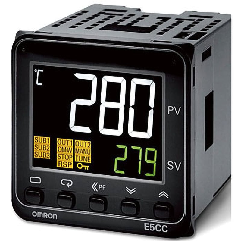 E5CC-QX2DBM-002 温度調節器(デジタル調節計) E5CC-B 電圧出力(SSR駆動用) 1個 オムロン(omron)  【通販サイトMonotaRO】