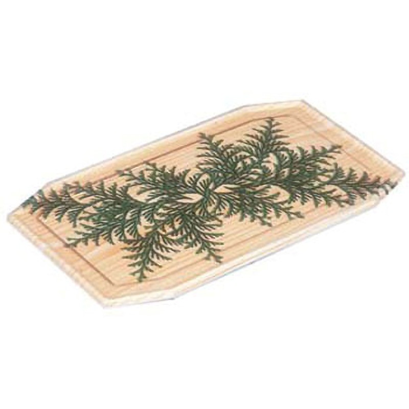 30 檜葉 手板-角 1ケース(50枚×16袋) エフピコ 【通販モノタロウ】