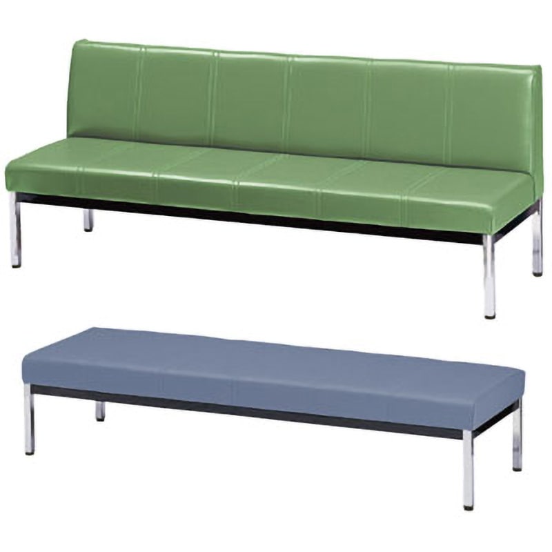 ニシキ工業 ロビーチェア（手すり付） THE-18A カラー：フォレストグリーン サイズ：W1800×D580×H810 ニシキ工業 ロビーチェア（手すり付） THE-18A カラー：イエロー