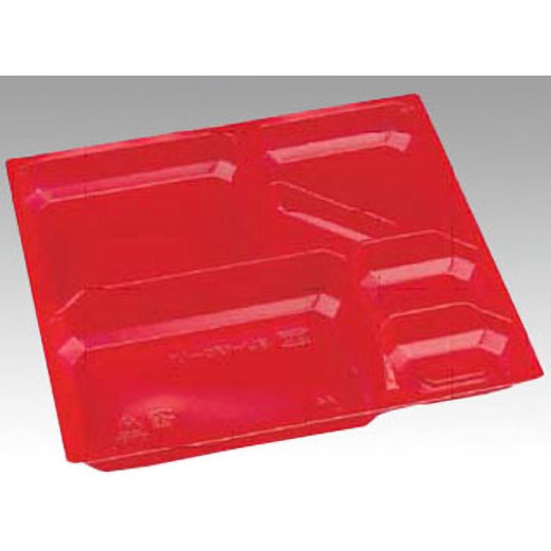 SU-170-N1 弁当容器 赤 SD(内装) エフピコ 中仕切  1ケース(50枚×8袋)