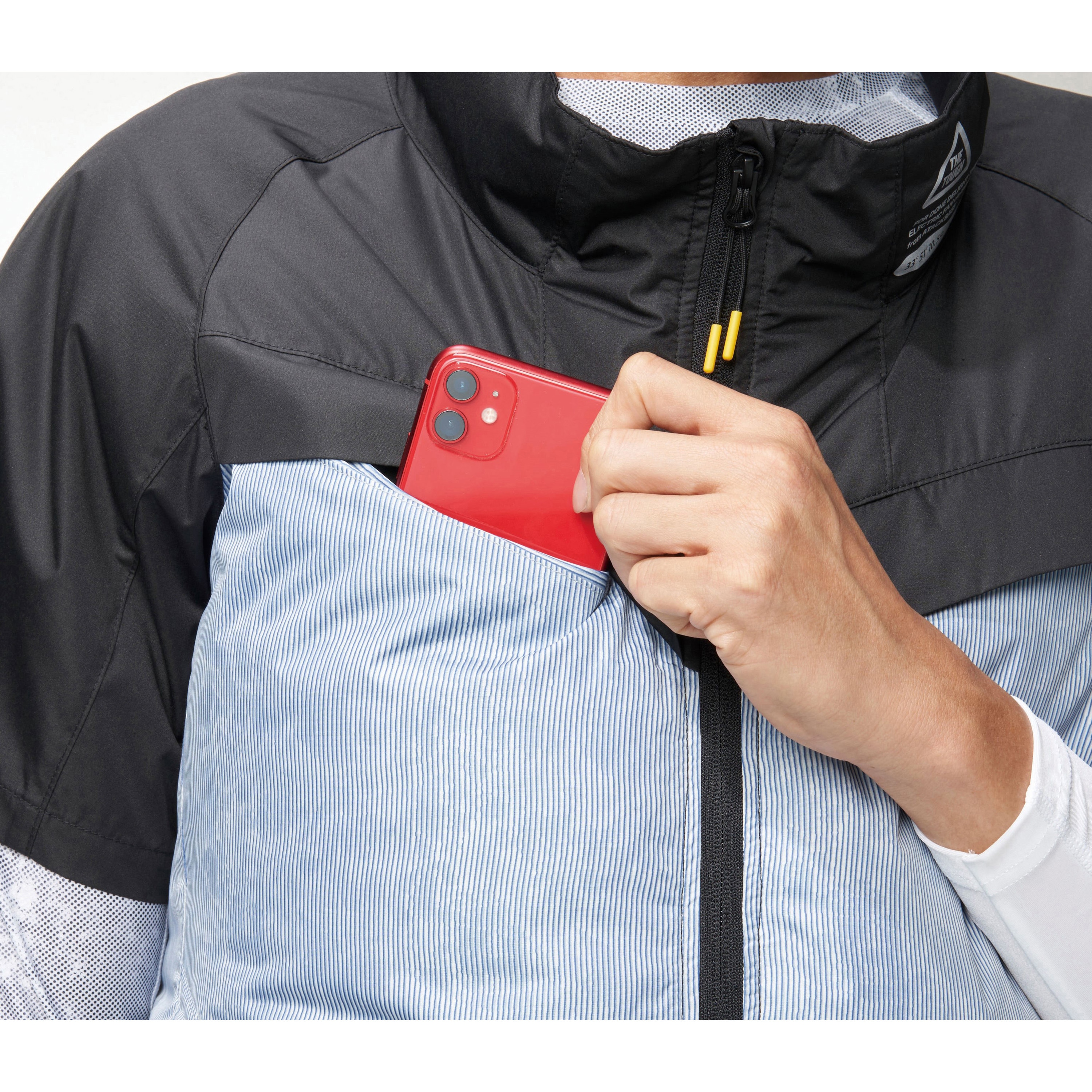 空調風神服チタン半袖ジャケット ファンバッテリーセット　Lサイズ　新品未使用 アタックベース] 空調風神服12Vファン・バッテリー（2022年型
