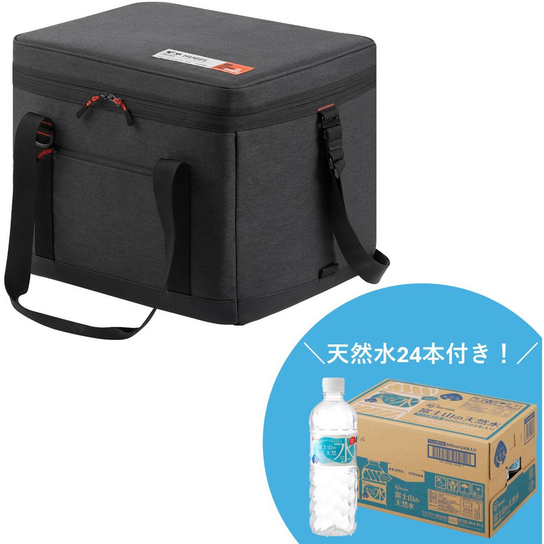AGSC-40C+500ml×24 【天然水1ケース付き】HUGEL エアロゲルソフト 