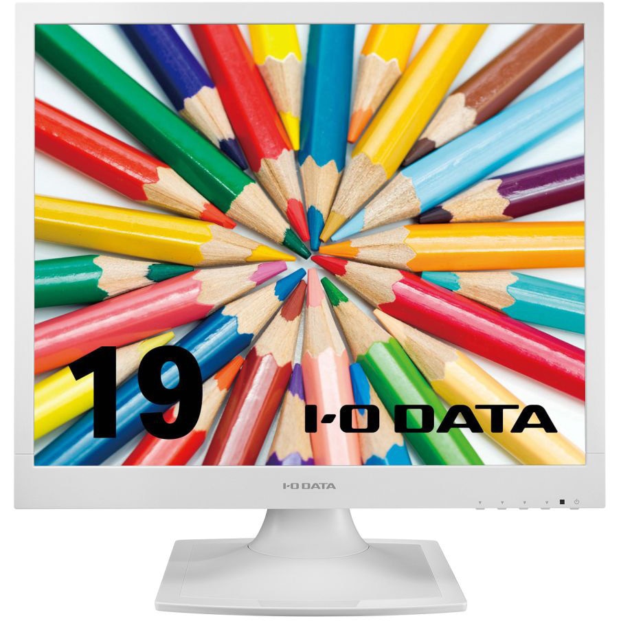 LCD-SAX191DW スクエア液晶ディスプレイ 19型/ホワイト/5年保証 I ・O DATA(アイ・オー・データ) スピーカー1W+1W(ステレオ) リフレッシュレート[最大解像度時75Hz