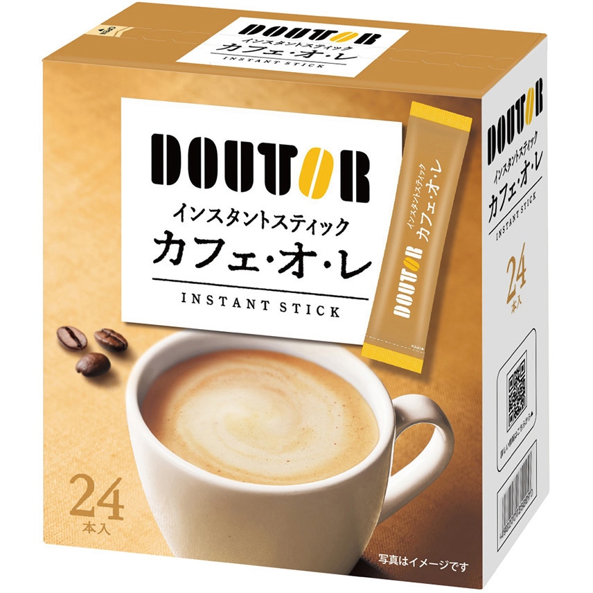 インスタントスティック カフェ・オ・レ 1セット(24本×12個) ドトール